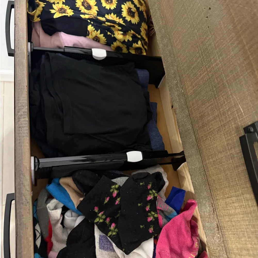 Drawers dividers . These are essential to maintain and keep separate your items
